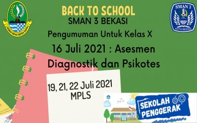 PENGUMUMAN KEGIATAN PENGENALAN LINGKUNGAN SEKOLAH (PLS)