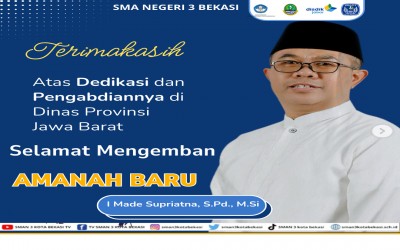 TERIMA KASIH BAPAK KCD WILAYAH III