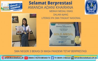JUARA MEDALI EMAS LITERASI TINGKAT NASIONAL