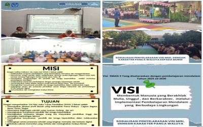 SOSIALISASI VISI DAN MISI PROGRAM SEKOLAH